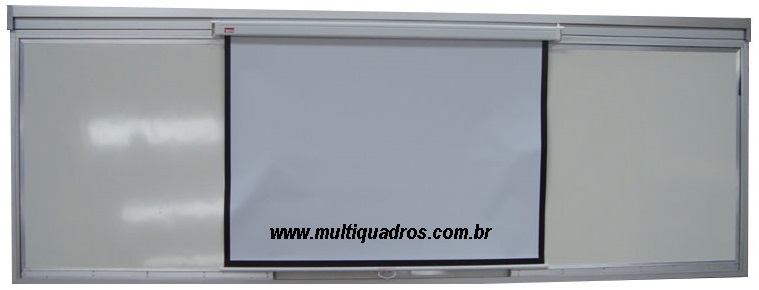 Quadro Branco c/ Tela de Projeção